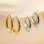 This is how to combine ready-made stainless steel earrings