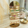 Tips for presenting bracelets with faceted beads