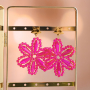 How to use top faceted charms flower in party jewellery