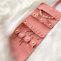 Handy compact jewellery travel case and travel box