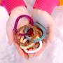 This is how to combine top faceted bracelets
