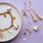 Get creative with large shell pendants