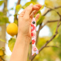 Decorate your accessories with our floral fish-shaped keychains