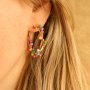 Create a cheerful collection with shell beads