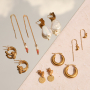 Mix and match with stainless steel earrings and findings