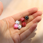 Colourful jewellery inspiration with acrylic beads