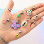 Create eye-catching jewellery with hand-painted imitation pearls