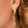 Create unique earrings and necklaces with top facet beads