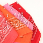 Create colourful necklaces and bracelets with bandana ribbon