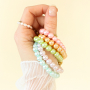 Trendy sparkling glass bead pearl collection