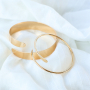 Summer festival vibes with metal arm cuffs 