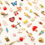 Mix & match with funky metal beads and charms