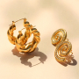 Mix & match with our stainless steel earring collection