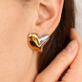 Inspiration with stainless steel earrings
