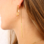 Inspiration with stainless steel earrings