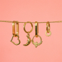 Create necklaces and earrings with stainless steel charms