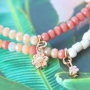 Summer faceted beads and rose gold details, be inspired by this gorgeous jewellery set!