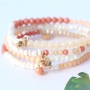Summer faceted beads and rose gold details, be inspired by this gorgeous jewellery set!