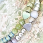 Modern-minimalistic jewellery with hematite beads for him and her