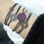 Minimalistic bracelets and earrings in winter bohemian style!