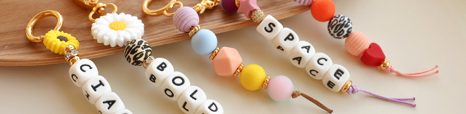Polymer and silicone beads & charms