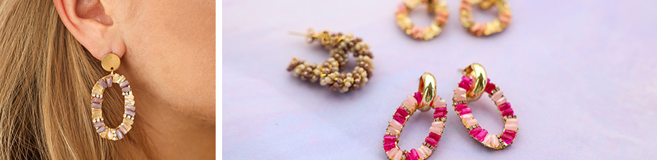 New collection of top faceted earrings and charms New collection of top faceted earrings and charms