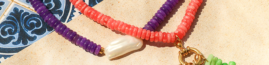 Beautiful collection of natural stone beads
