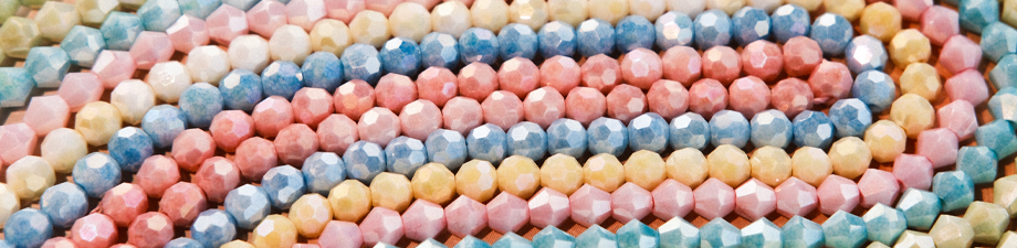 New series of faceted beads 